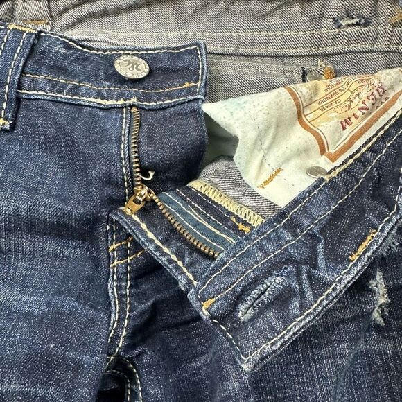 Mek Denim Women's Size 28x34 New York Bootcut Jeans Studded Flap Pockets - Picture 8 of 13